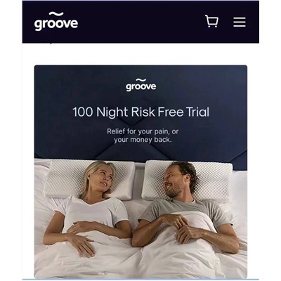 Ортопедическая подушка  Groov*e Pur*e Origina*l (ранее назывался Eas*y Sleape*r)  Оригинал