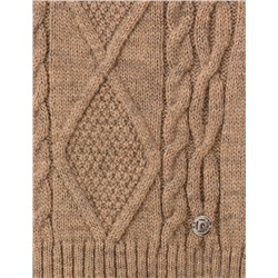 Balıkçı Yaka Vizon Crop Top Kazak