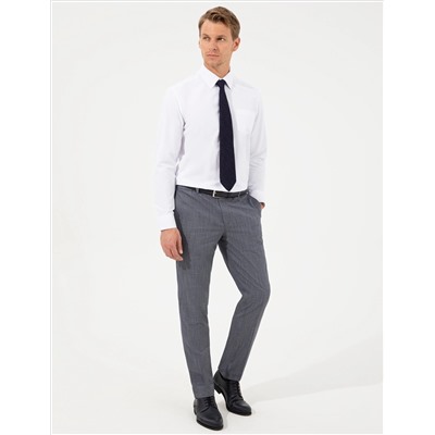 Lacivert Ex. Slim Fit Kumaş Pantolon