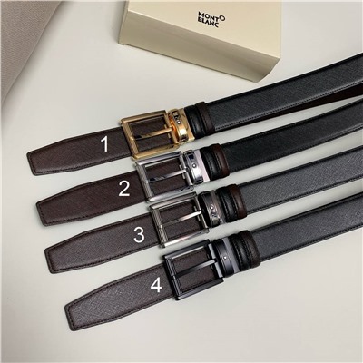 Мужской двухсторонний ремень  Mon*t Blan*c