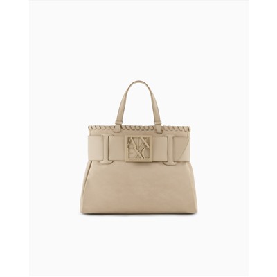 HANDBAG WITH ASV LOGO DETAIL