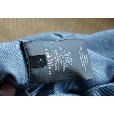 Женская джинсовая рубашка  Sain*t Laure*n Высококачественная реплика