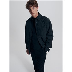 Oversize-Hemd aus Funktionsstoff