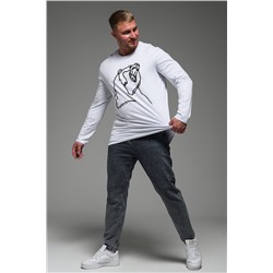 8534 Футболка с длинным рукавом мужская