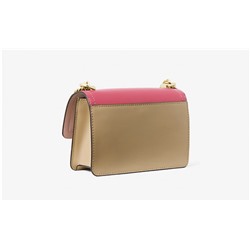 Heather Extra-Small Color-Block Leather Crossbody Bag