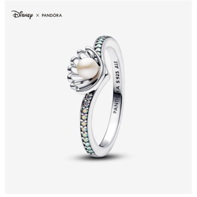 Disney Prinzessin Arielle Muschel Behandelte Süßwasserzuchtperle Ring
