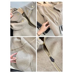 Роскошное шерстяное пальто с капюшоном на молнии  Lor*o Pian*a