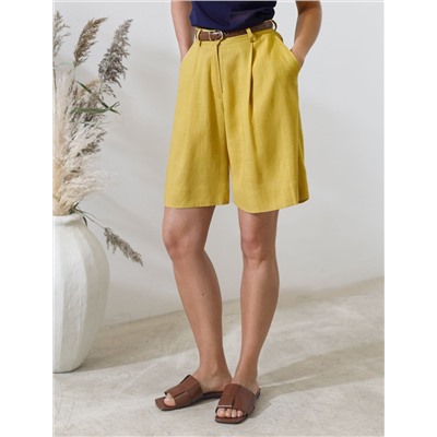 Шорты изо льна с вискозой