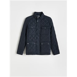 Steppjacke mit Kapuze