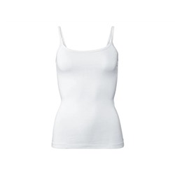 ESMARA® Lingerie ESMARA® Spaghettiträgerhemden Damen, 3 Stück, mit Bio-Baumwolle und Elasthan