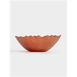 Салатник, 16х5 см, 450 мл, стекло, красный, Seville