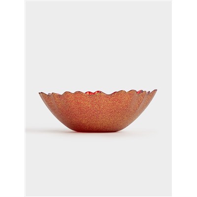 Салатник, 16х5 см, 450 мл, стекло, красный, Seville