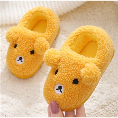 Детские теплые тапочки