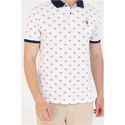 Erkek Beyaz Polo Yaka Tişört