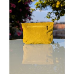 Итальянская сумка из натуральной кожи AB.Z PELLE 222-07 Amarillo АКЦИЯ