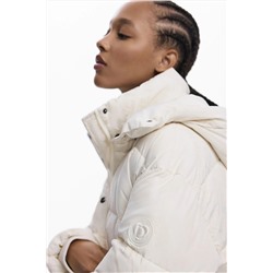 Abrigo acolchado folcado