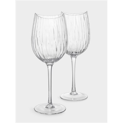 Бокал для белого вина, 400 мл, 2 шт, кристальное стекло, Violin