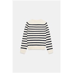 STRIPED KNIT JUMPER