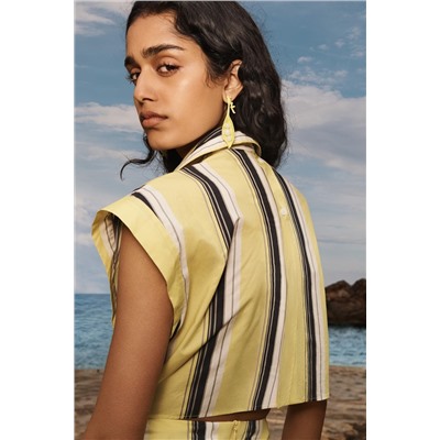 LIMITED EDITION STRIPED PUFF DRESS