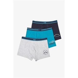 Penti Slogan 3lü Çok Renkli Boxer