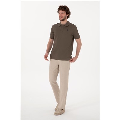 Erkek Taş Slim Fit Kanvas Pantolon