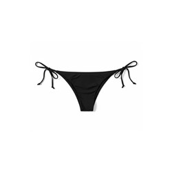 Braga bikini tanga tiras negra