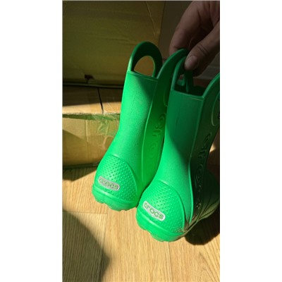Резиновые сапоги КРОК*С. Бирки коробка крокс как оригинал