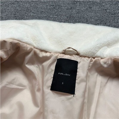 Женская теплая куртка с меховым воротником БОЛЬШИХ РАЗМЕРОВ, экспорт в Россию  FUNDA*Y