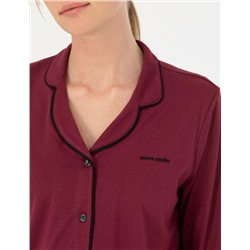 Bordo Pijama Takımı