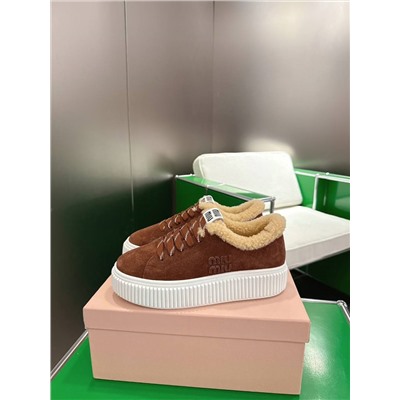 Женские теплые кроссовки на платформе  МИУ МИ*У