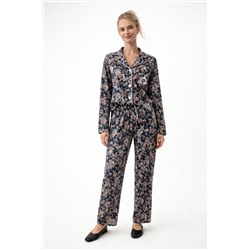 Женская пижама с брюками и рубашкой ТК-252.раз