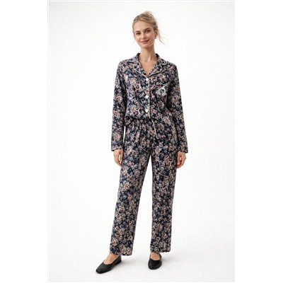 Женская пижама с брюками и рубашкой ТК-252.раз