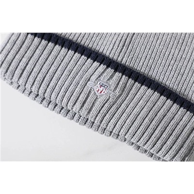 Мужской комплект шапка и шарф из смесовой шерсти  Gan*t