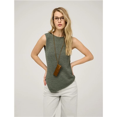 Зеленая блузка "Угол"