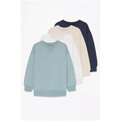 Pack de 4 sudaderas lisas