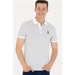 Erkek Beyaz Polo Yaka Tişört