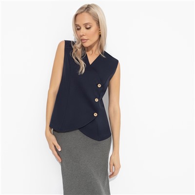 Жилет приталенный, Теперь ты босс (blue)