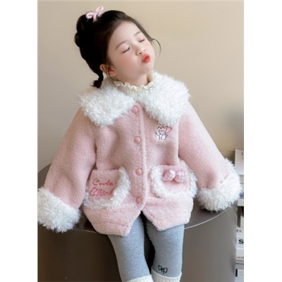 Пушистая курточка для девочек