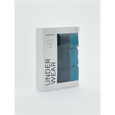 Boxershorts im Long-Fit, 3er-Pack