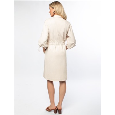 Платье из хлопка на молнии