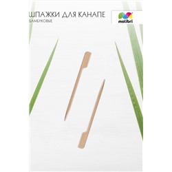 Шпажки для канапе бамбуковые 120мм, 25шт Malibri  арт1009-003