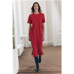 ZW COLLECTION FLOUNCE MIDI DRESS