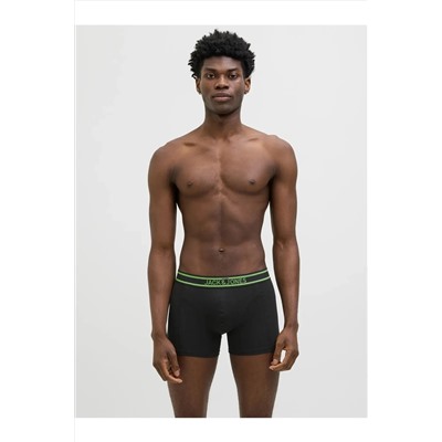 Jack & Jones 3'lü Desenli Boxer Paketi