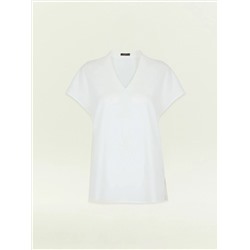 Блузка с V-образным вырезом, B2781/snowdrop