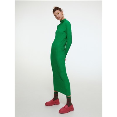 Kleid aus Strukturjersey