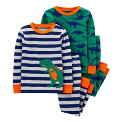 Carter's | Toddler 4-Piece 100% Snug Fit Cotton PJs