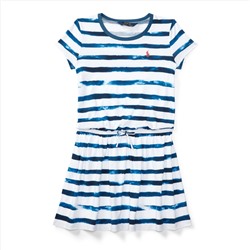 STRIPED JERSEY TEE DRESS
