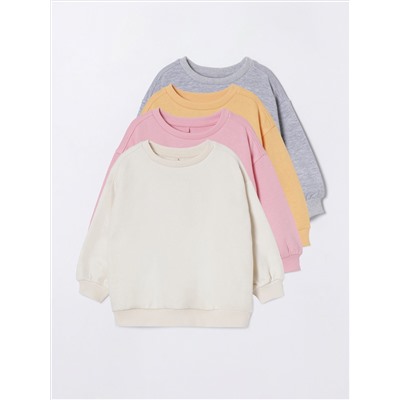 PACK DE 4 SUDADERAS BÁSICAS