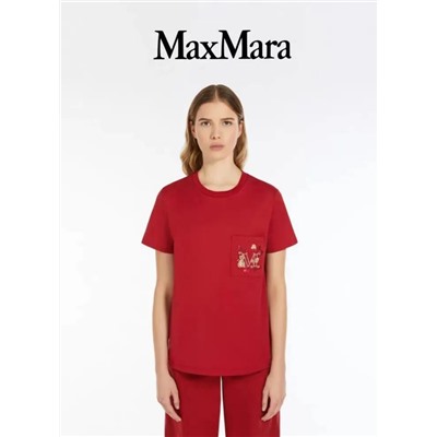 Мягкая и удобная хлопковая футболка Макс Мар*а