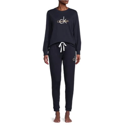 CALVIN KLEIN 2-Piece Logo Pajama Set